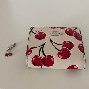 Coach Cherry Wallet-Preowned